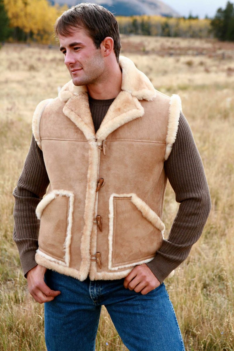 Men's Sheepskin Vest | Fine Shearling ApparelThe Sheepherder