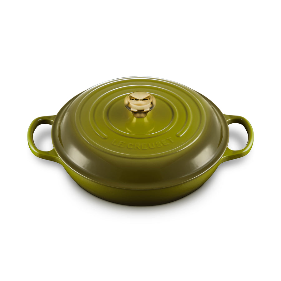 Le Creuset Braiser - 3.5-qt Cast Iron - Olive – Cutlery and More