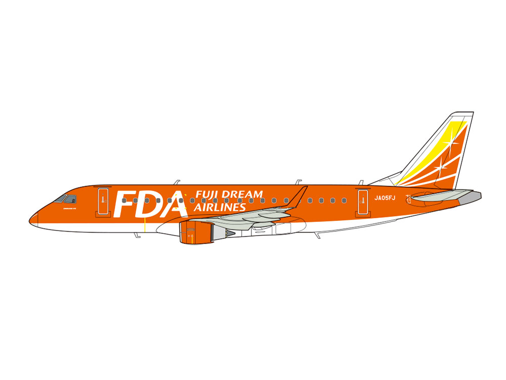 タミヤ 1/100 エアークラフトシリーズ フジドリームエアラインズ