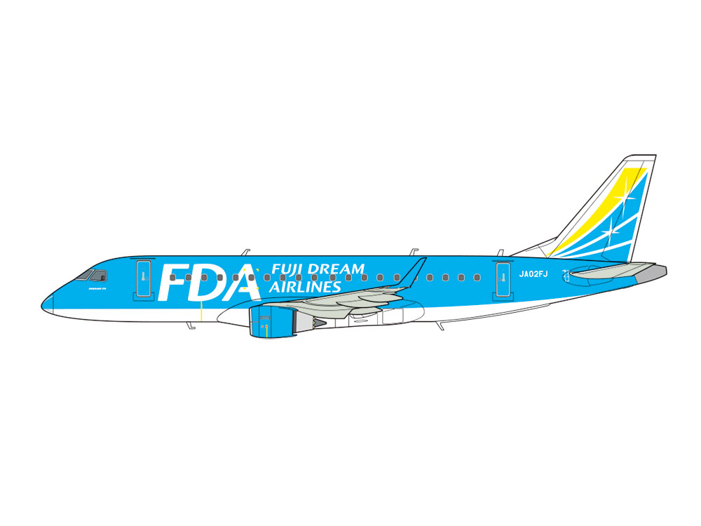 タミヤ 1/100 エアークラフトシリーズ フジドリームエアラインズ