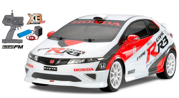 タミヤ XBシリーズ 1/10RC XB Honda シビック TYPE R R3 JAS モーター