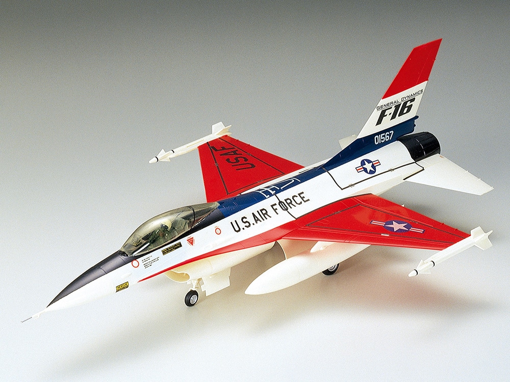 タミヤ 1/48 傑作機シリーズ F-16 エア・コンバットファイター | タミヤ