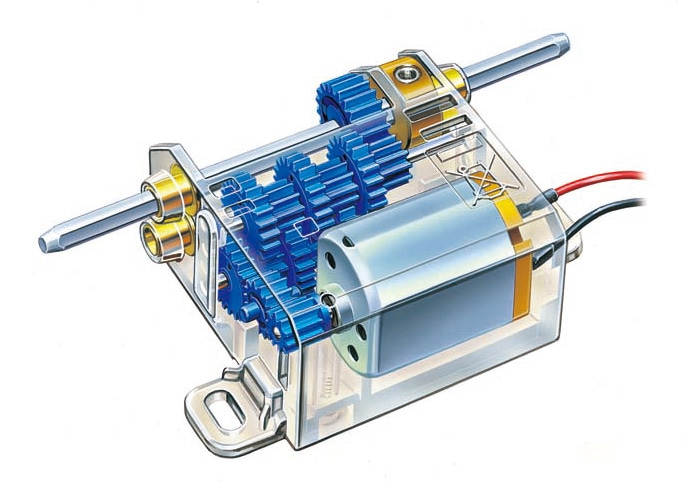 タミヤ 楽しい工作シリーズ ミニモーター多段ギヤボックス（12速