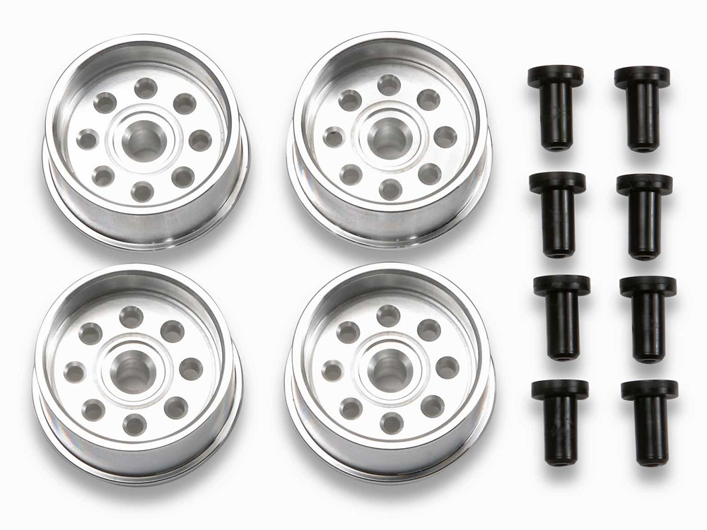 タミヤ ミニ四駆特別企画 HG 大径ナローアルミホイール （4本） | タミヤ