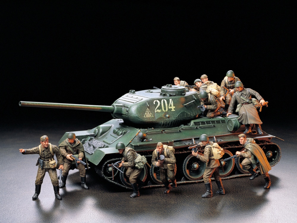 タミヤ 1/35 ミリタリーミニチュアシリーズ ソビエト歩兵 進撃セット