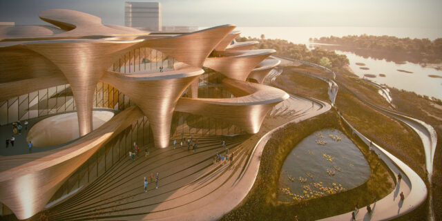 ルイス・カーンによる、アメリカ・カリフォルニアの「ソーク研究所」の