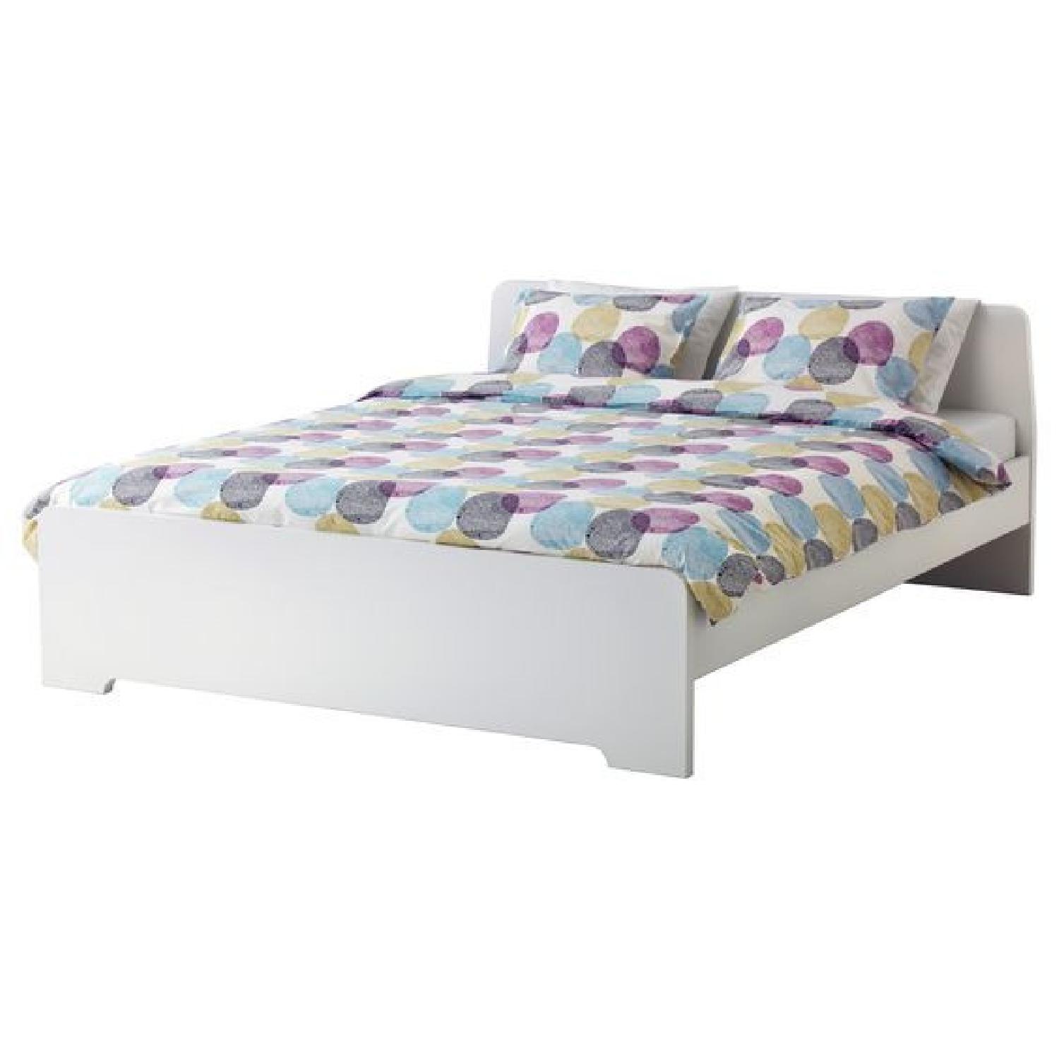 Ikea Askvoll Full Bed Frame - AptDeco