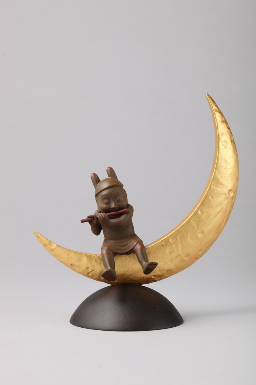 薮内佐斗司 「追風 福坊」銅版画 126/300 薮内佐斗司 「追風 福坊」銅