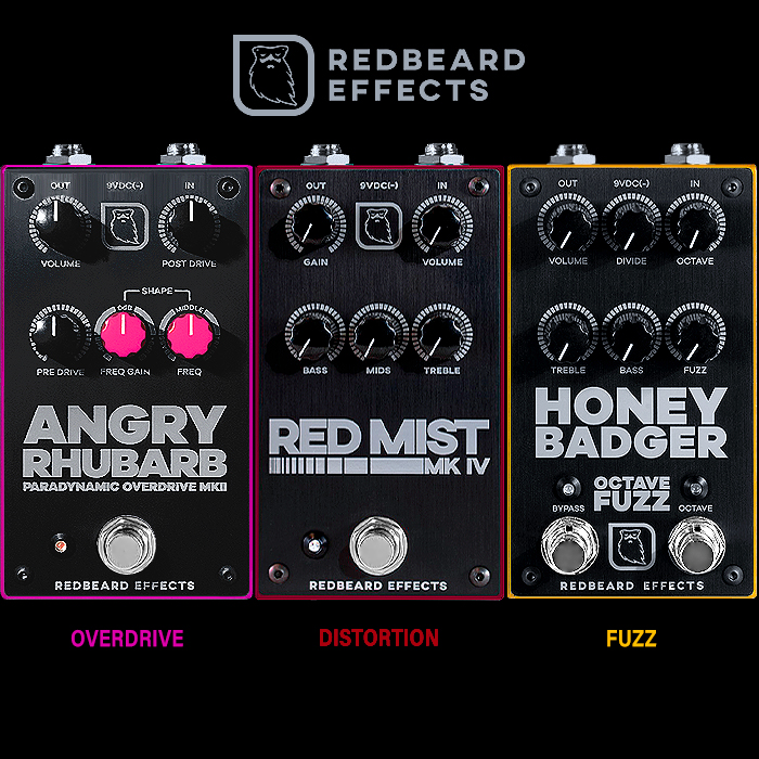 Guitar Pedal X - News - Redbeard Effects' Overdrive, Distortion