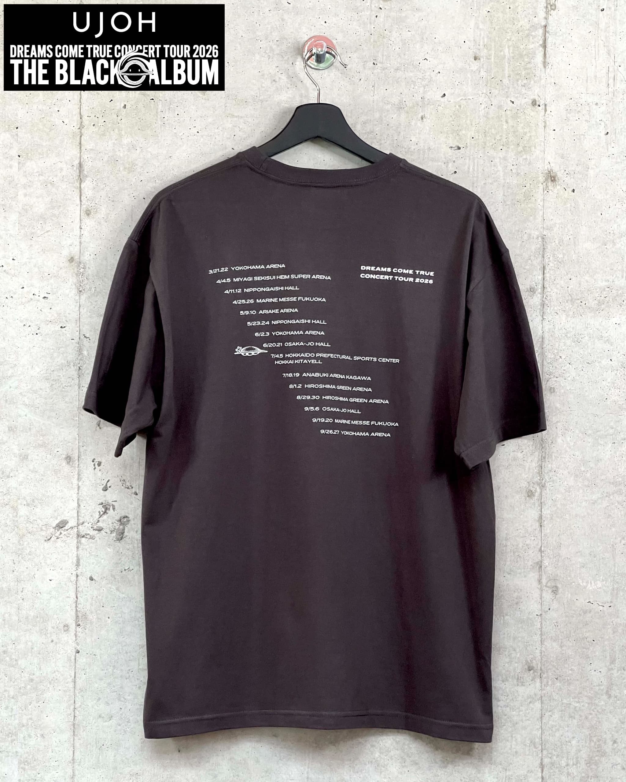 UJOH Collaboration】T-SHIRT Black | TBAツアーグッズ | DCTgarden