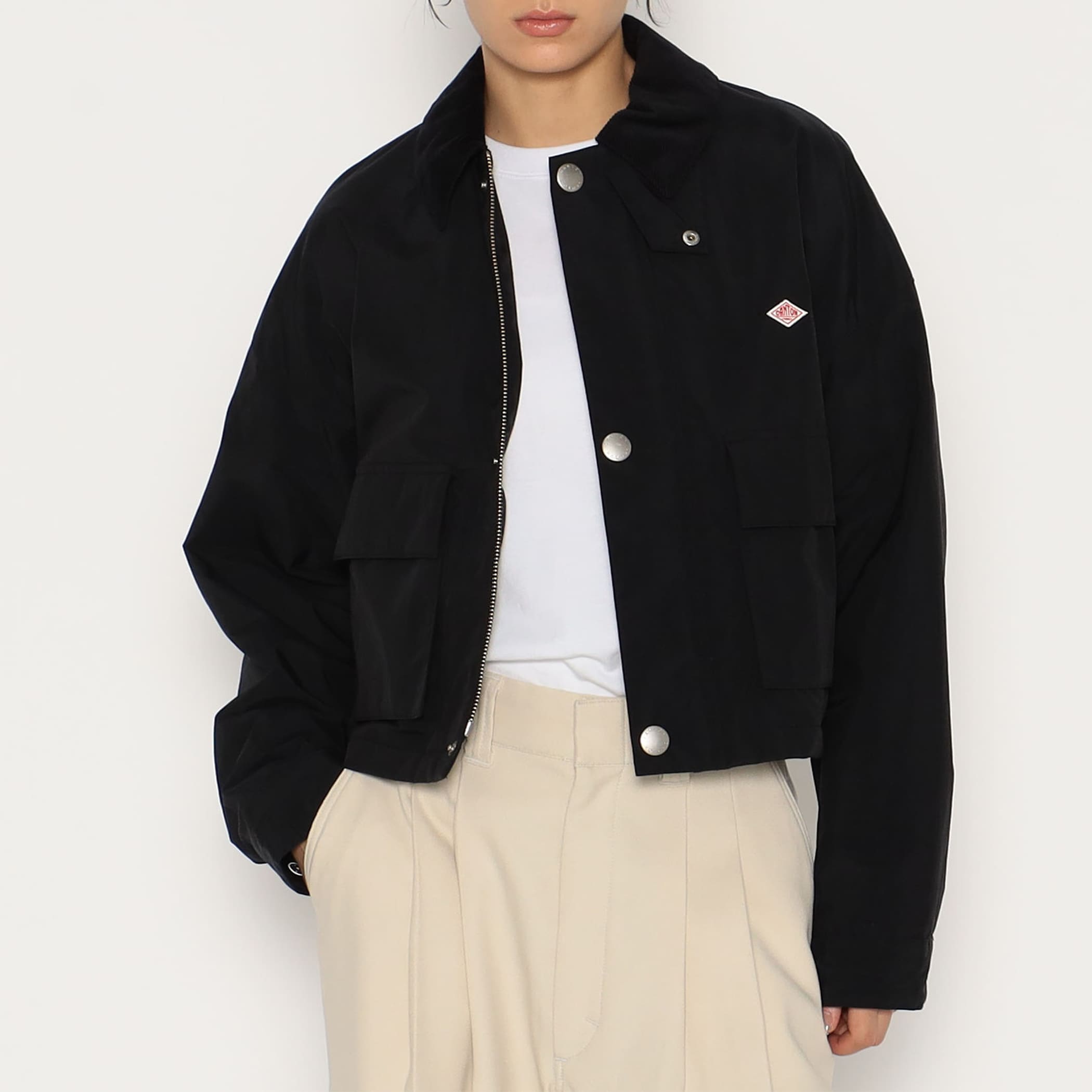 DANTON WOMEN'S NYLON TAFFETA SHORT JACKET