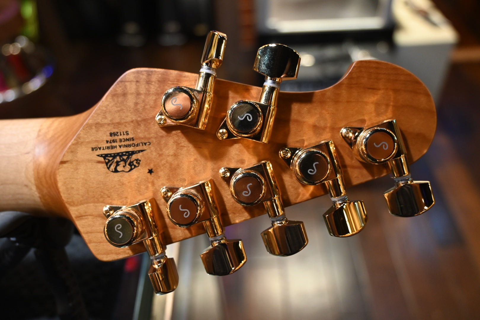 Music Man Jason Richardson 7-String Cutlass Majora Purple Guitar