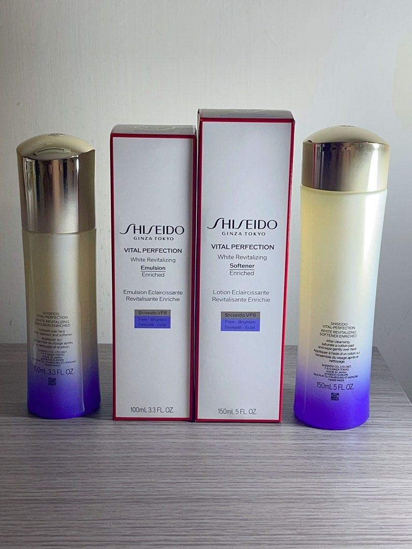 Vital Perfection - 全效美白抗紋水乳套組(滋潤型) (健膚水150ml +