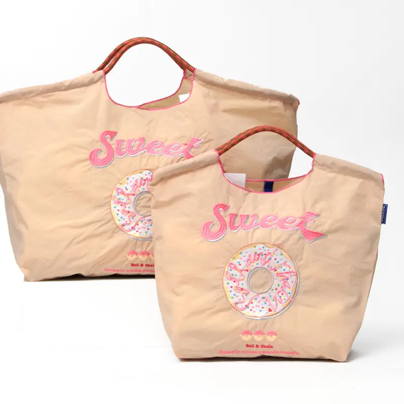 ボールアンドチェーン オリジナルのエコバッグ パフェ ホワイト| 送料