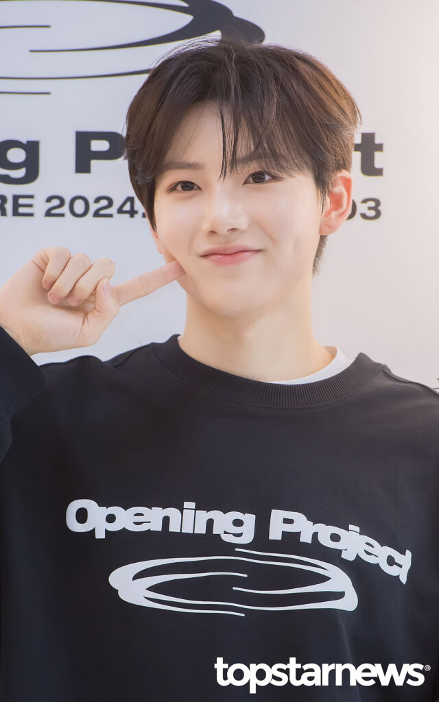 TREASURE ジュンギュ、アパレルブランド「OPENING PROJECT」のイベント