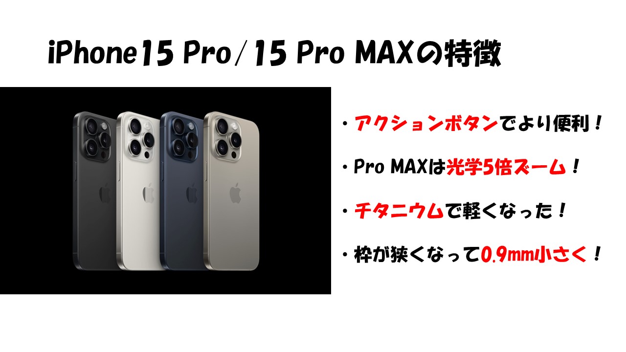 iPhone15シリーズを紹介します！ | Super Dacapo