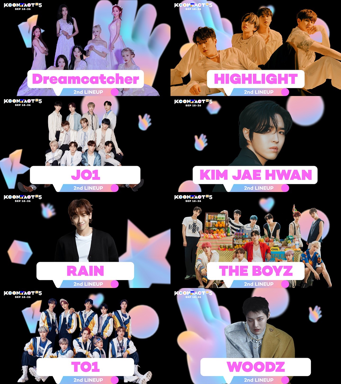 Kカルチャーフェスティバル「KCON:TACT HI 5」9月18日（土）～26日（日