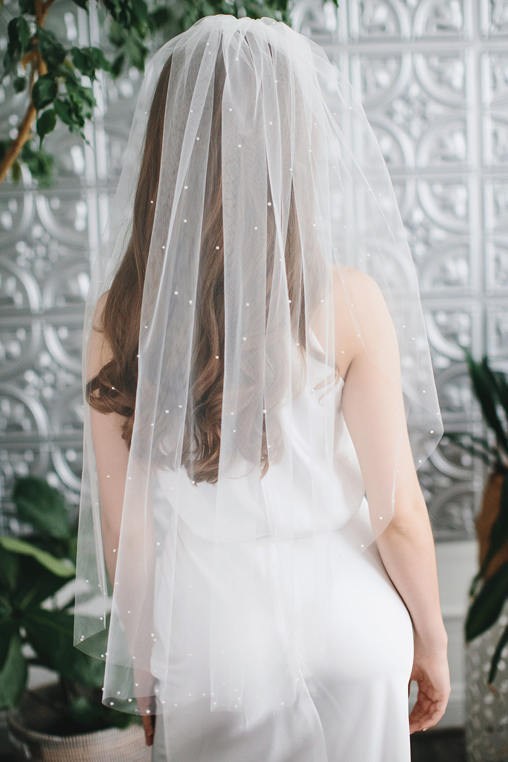 Marcela Scattered Pearl Veil - Shop Veils | Dareth Colburn