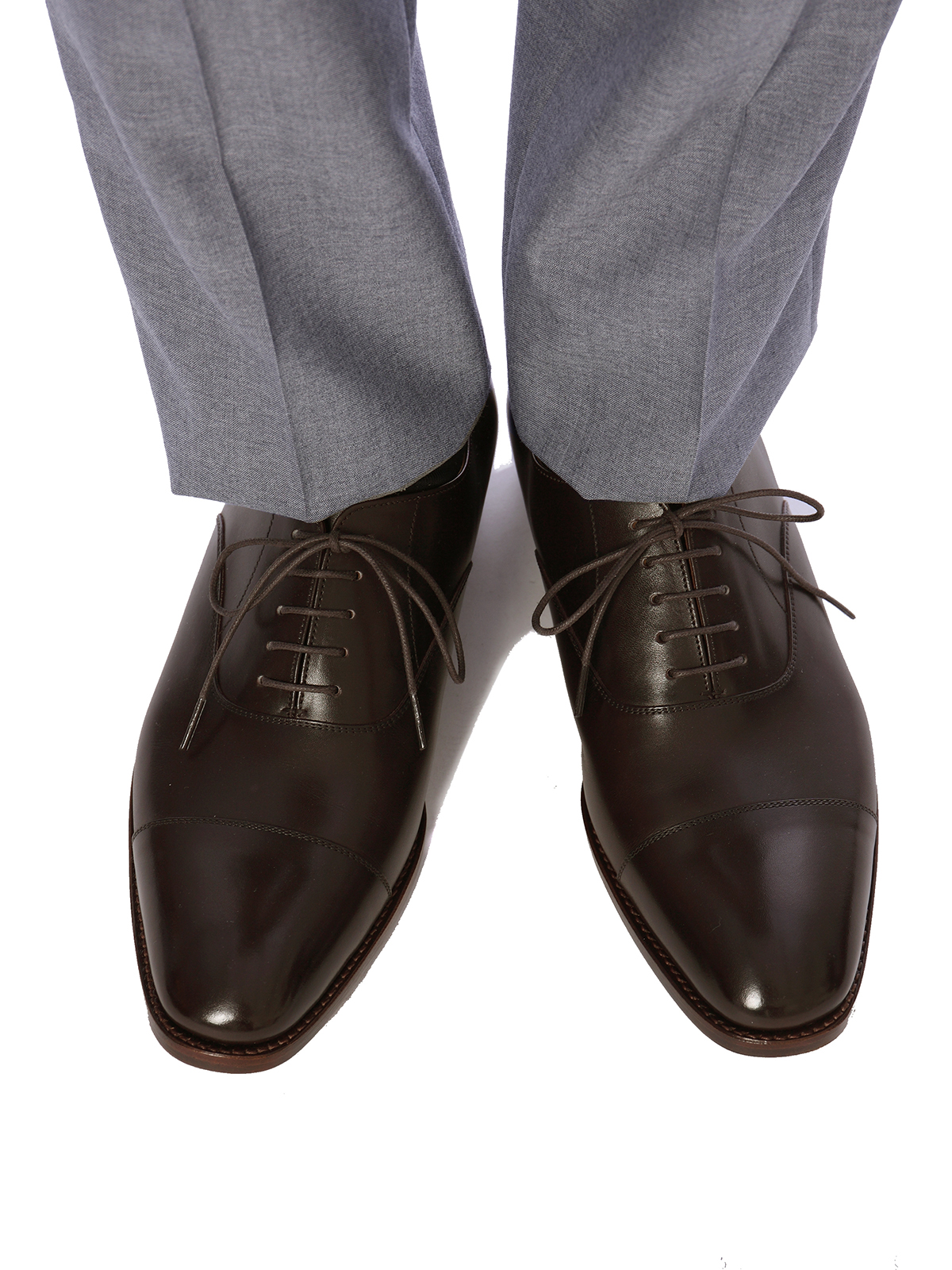 ストレートチップ/2E/レザーソール/ダークブラウン | Factelier