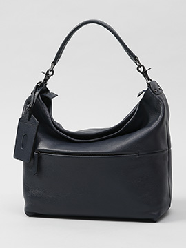 FACTELIERオリーブレザー2WAYショルダーバッグ(ブラック)