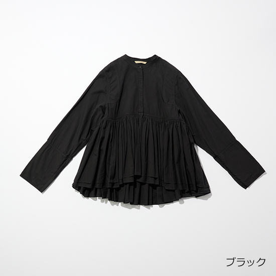 Curensology]レイヤードギャザーブラウス | KOBUNSHA SELECT SHOP