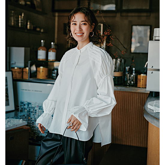 ALEGRE]タックキャンディスリーブブラウス | KOBUNSHA SELECT SHOP