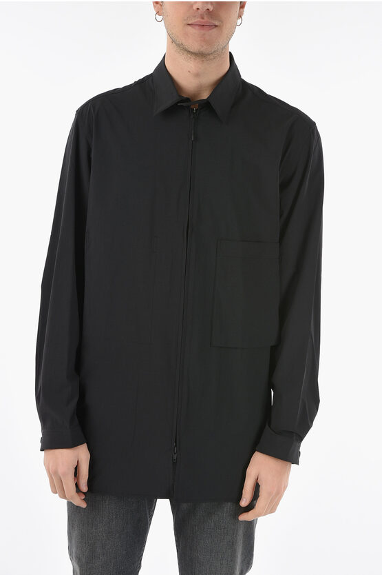 Adidas Y-3 YOHJI YAMAMOTO Full Zip Longline Shirt men - Glamood Outlet