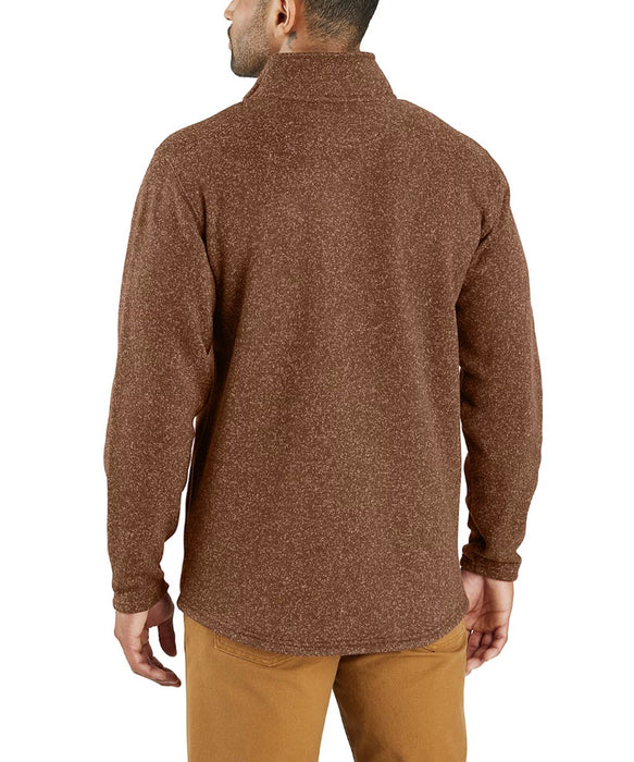 Carhartt Men's 1/4-Zip Fleece Sweater - Mocha — Dave's New York