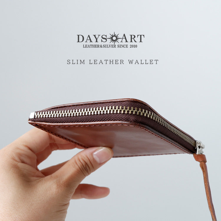 L字ファスナーミニ財布 メンズ レディース 本革 イタリアンレザー Il