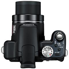 パナソニック、顔認識搭載の18倍ズーム機「LUMIX DMC-FZ18」