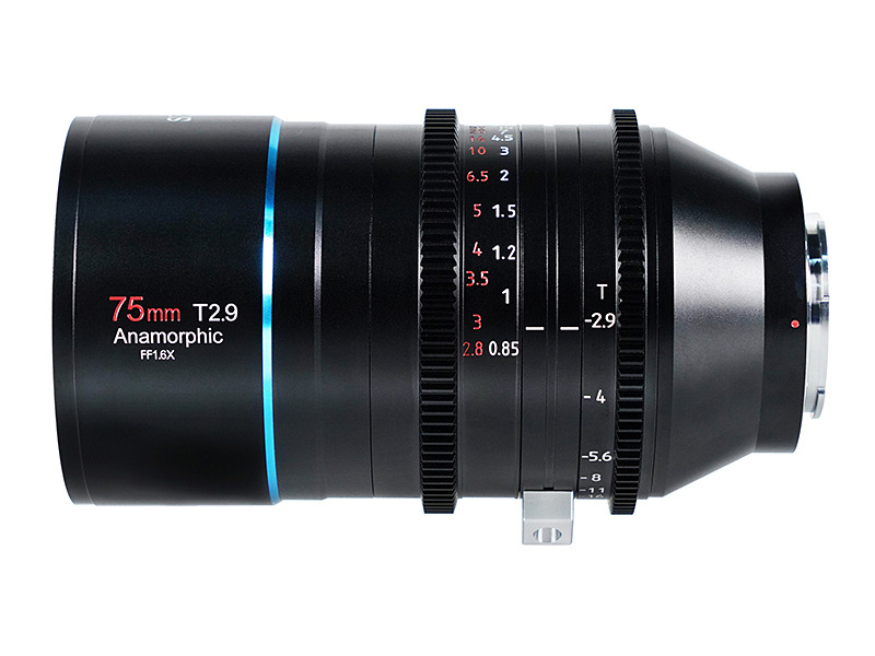 SIRUI、フルサイズ用アナモルフィックレンズ第二弾「75mm T2.9 1.6