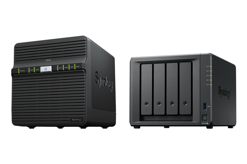 Synology、家庭や小規模ビジネス向けの4ベイNAS「DS423+」「DS423