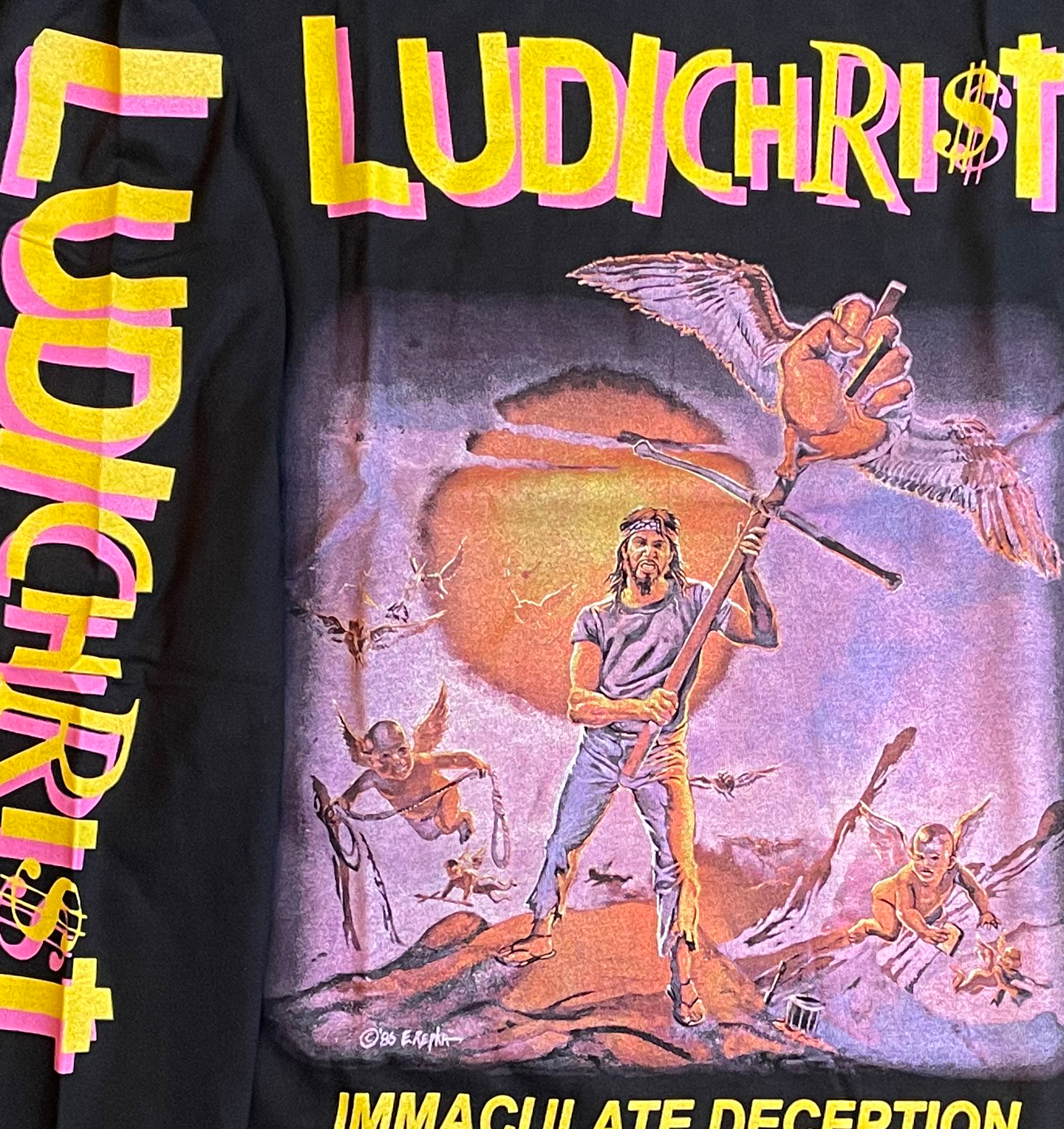 LUDICHRIST ロングスリーブTシャツ Immaculate Deception オフィシャル