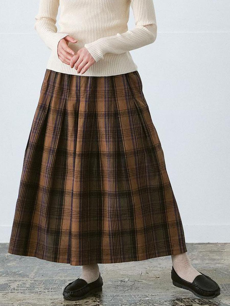 ガウチョパンツ 綿ビエラチェック | パンツフルレングス | 【公式】D*g