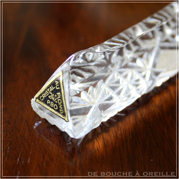 オールドバカラ アンティーク DE BOUCHE A OREILLE / porte-couteau