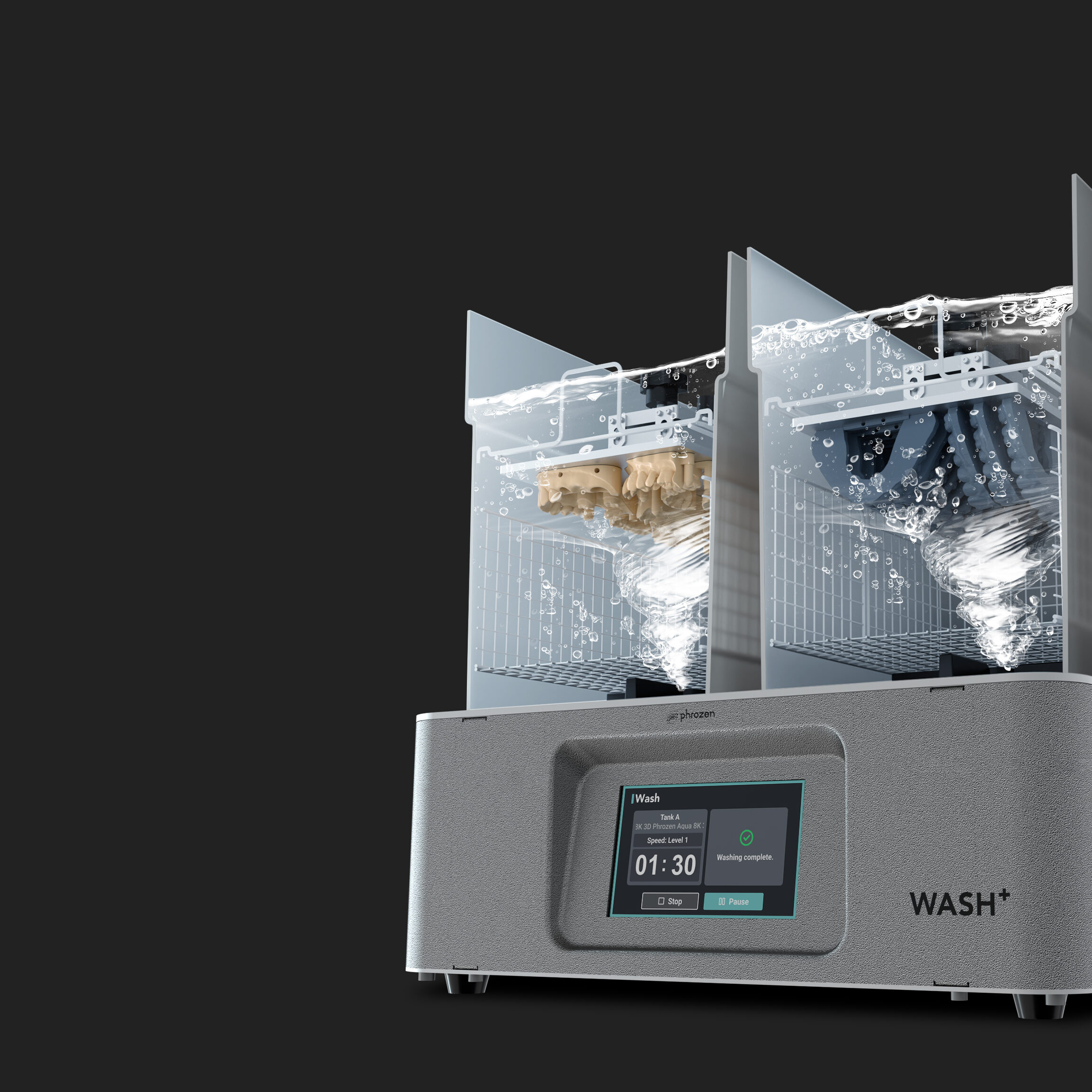 3Dプリンター用洗浄機| Phrozen WASH＋ | デンケン・ハイデンタル株式会社