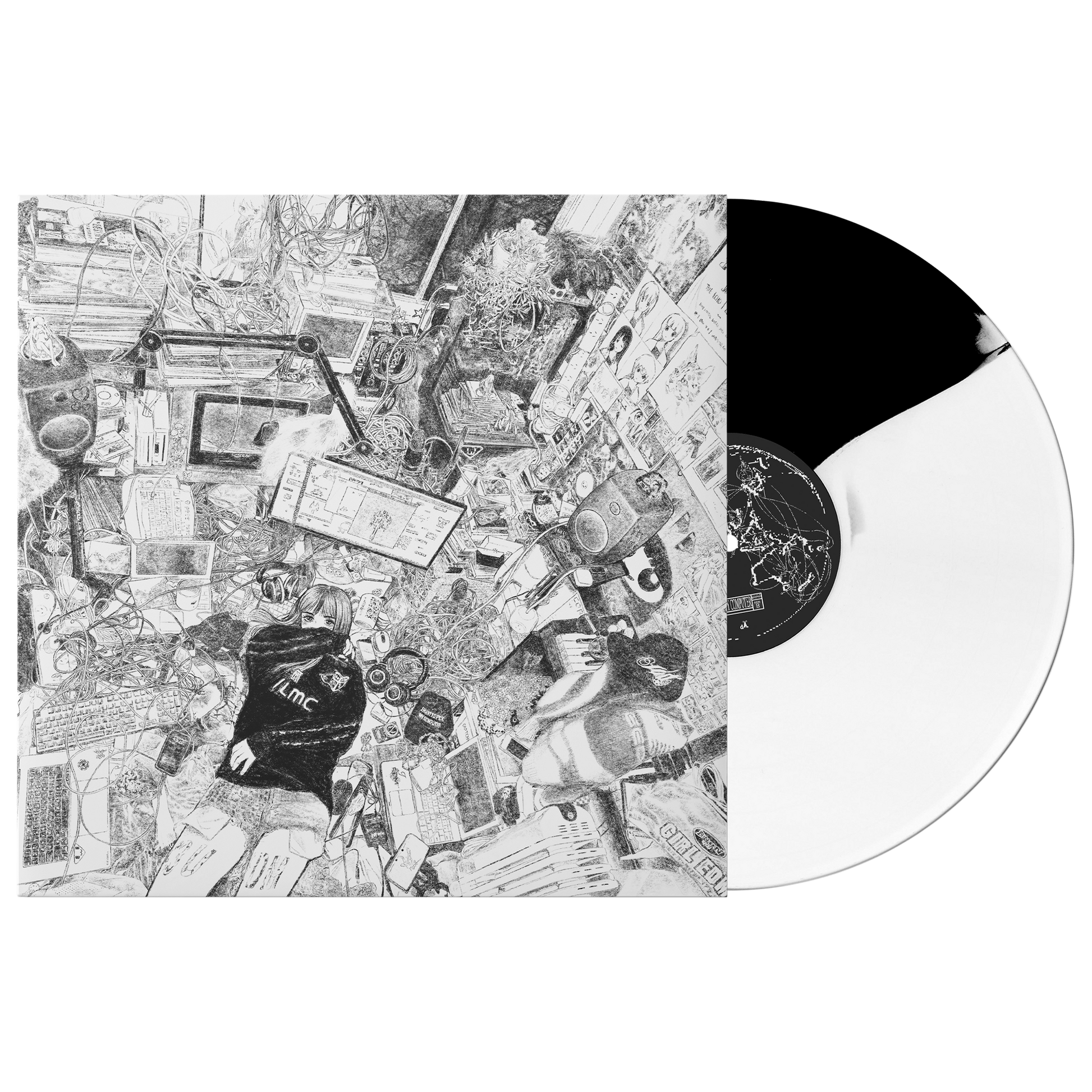 dA - 022 ] Ninajirachi - “I Love My Computer” Vinyl- Black + White