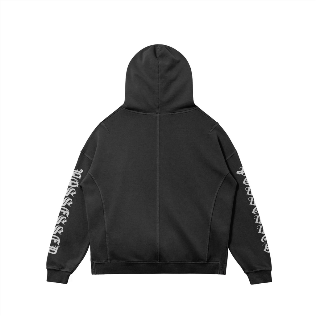 POSSESSED - NINJA HOODIE - SNOW WASH BLACK – DEAD ZONE POPSTAR