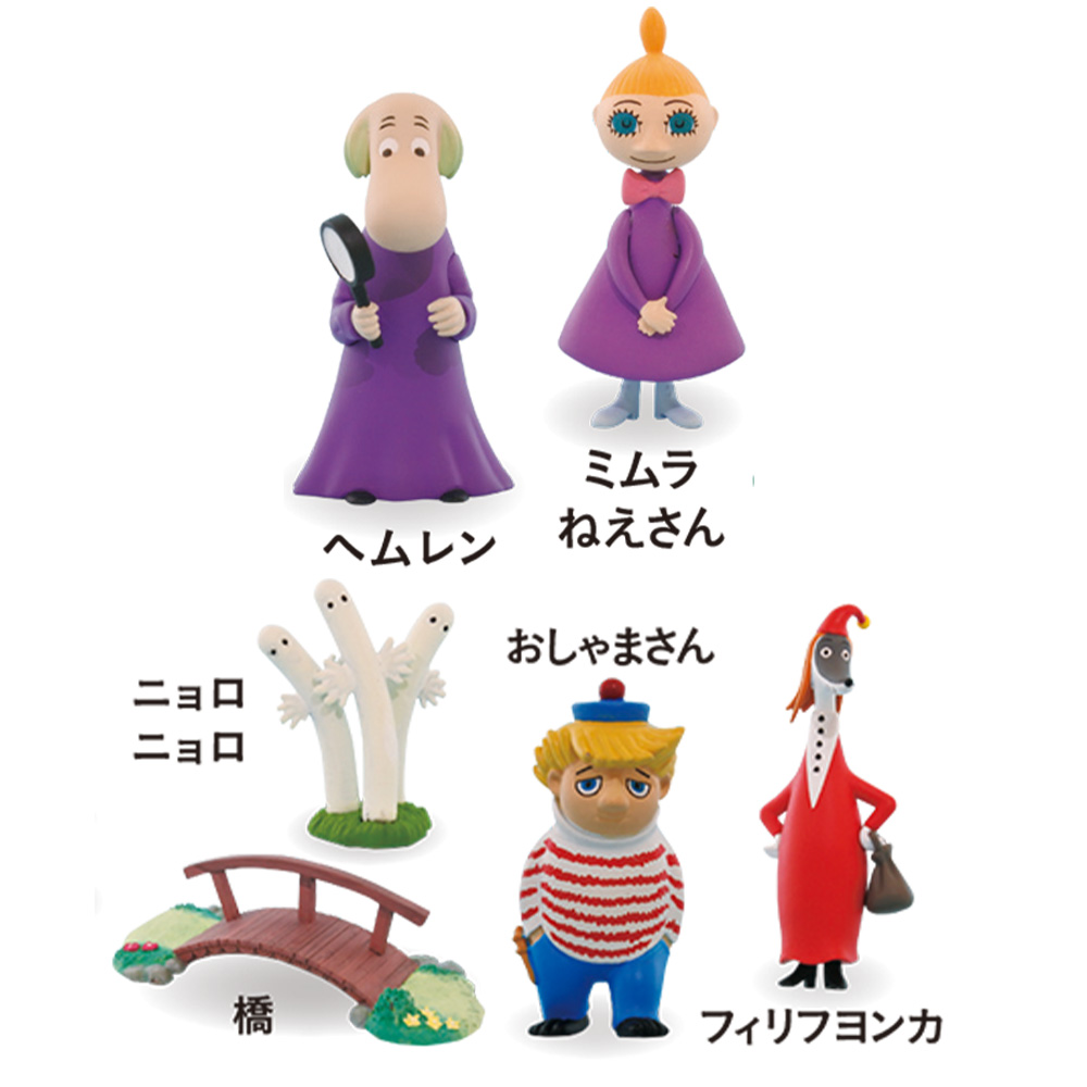 ムーミンハウスをつくる サブキャラフィギュア＆ジオラマ Bセット