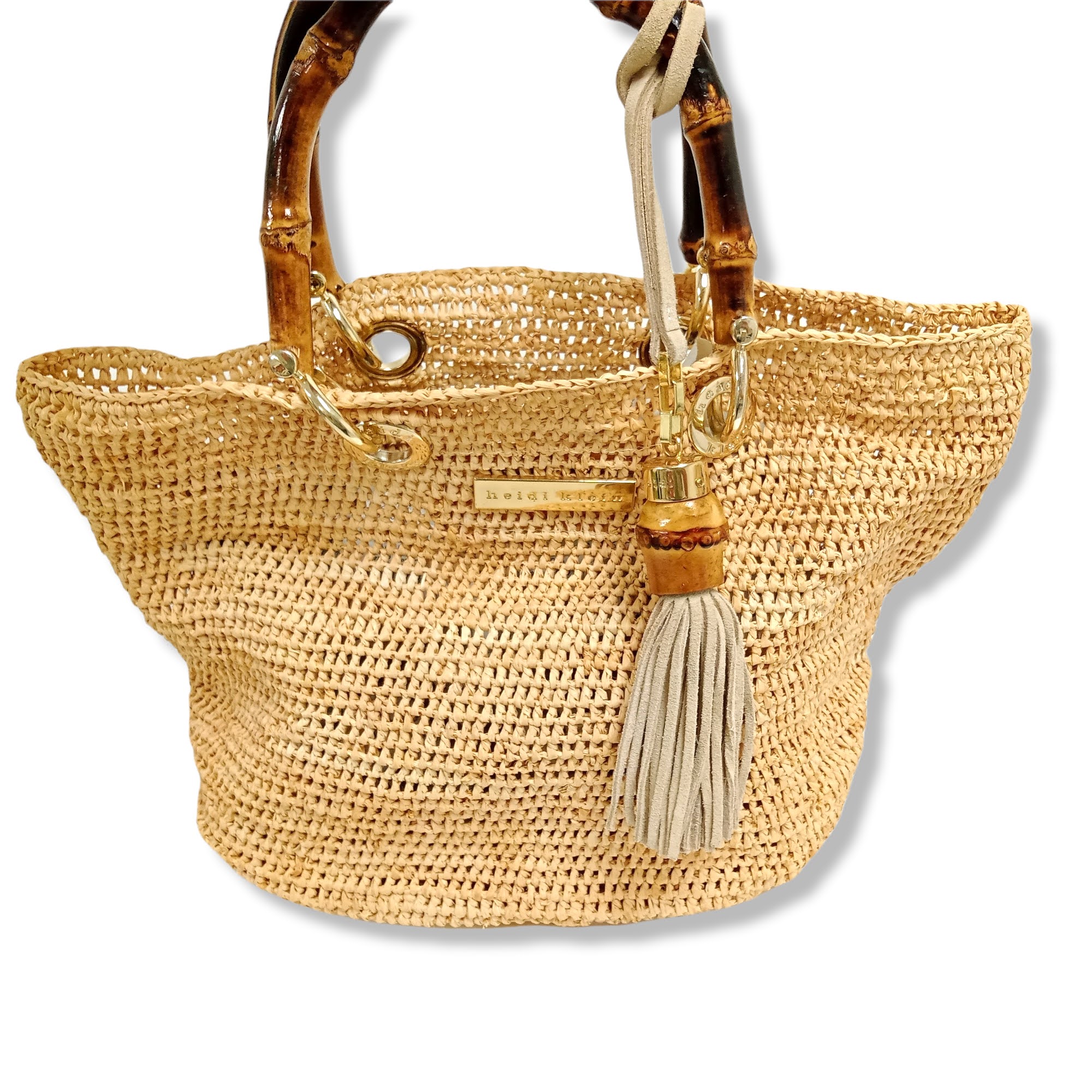 HEIDI KLEIN Bolso de rafia Sanvannah Bay. | Fundació Deixalles