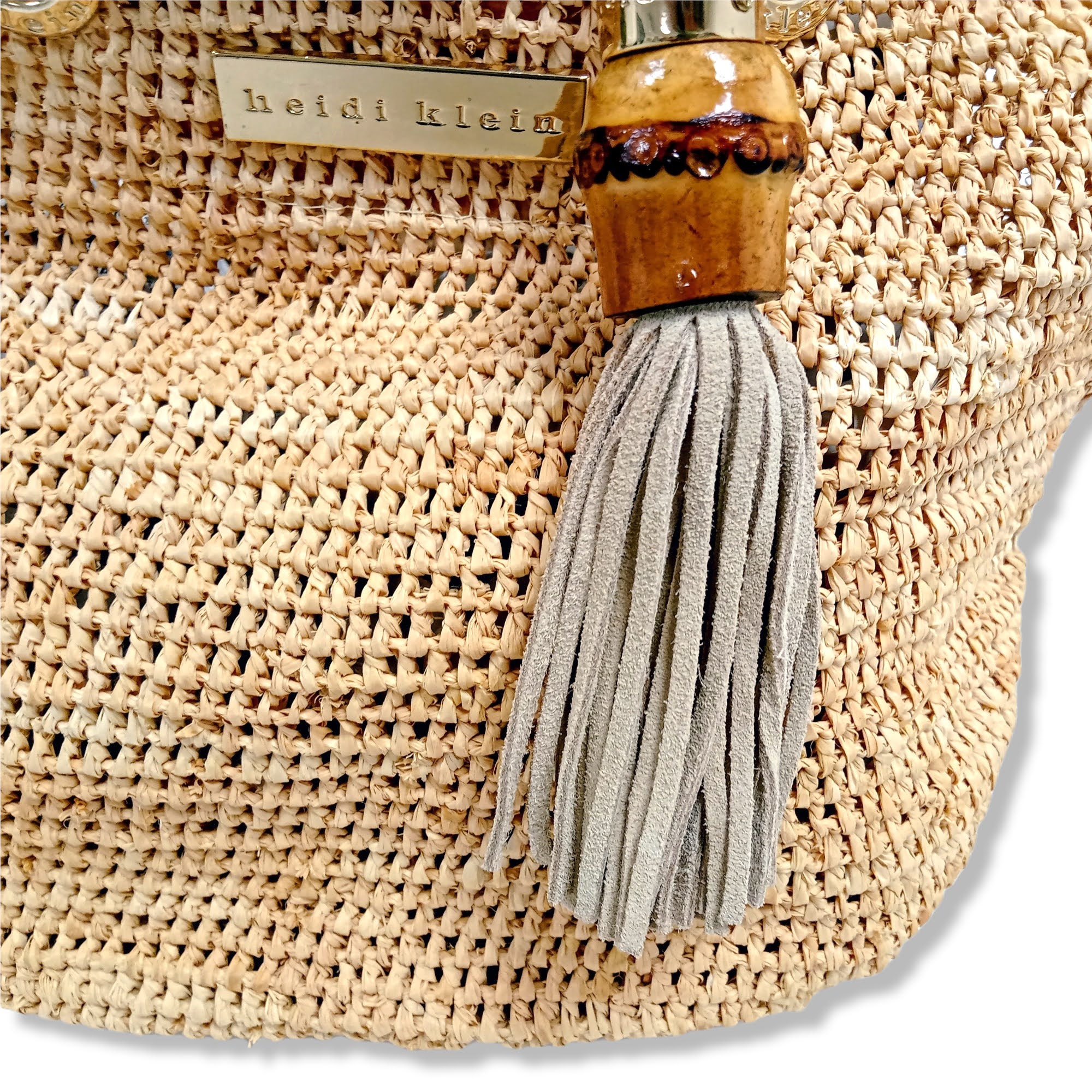 HEIDI KLEIN Bolso de rafia Sanvannah Bay. | Fundació Deixalles