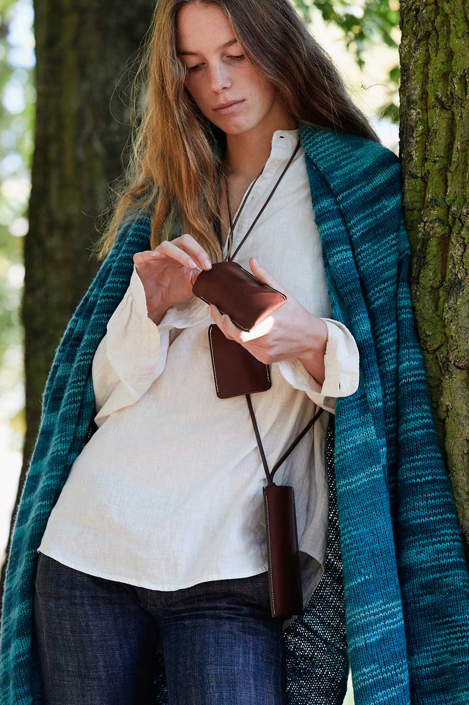 PRADA メガネホルダー 小物ケース アクセサリーショルダーヴィンテージ