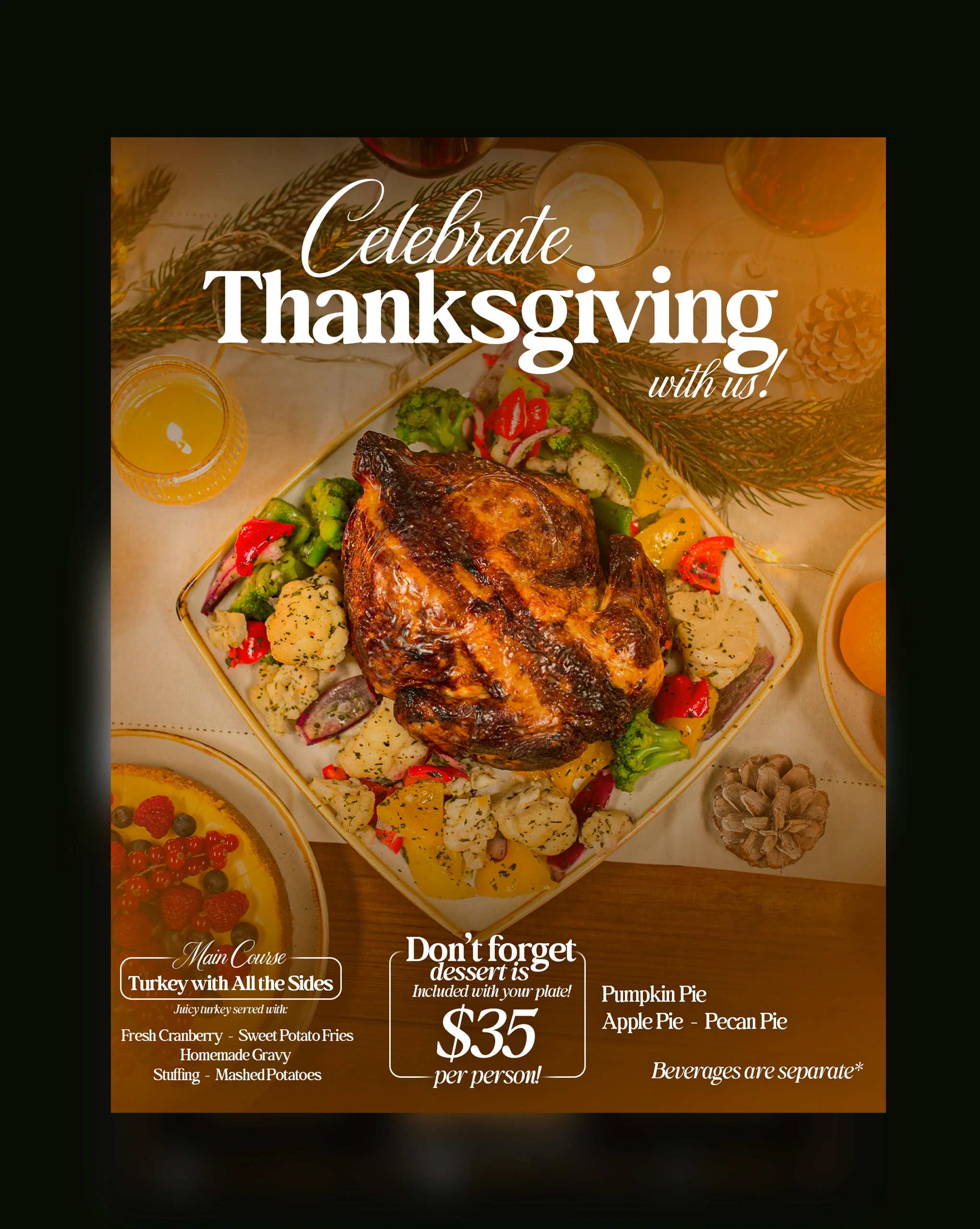 Thanksgiving - DEL PORTO RISTORANTE