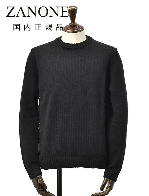ザノーネ ZANONE 5ゲージ クルーネックニット メンズ GIRO ミドル