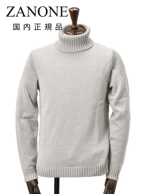 ザノーネ ZANONE 5ゲージ クルーネックニット メンズ GIRO ミドル