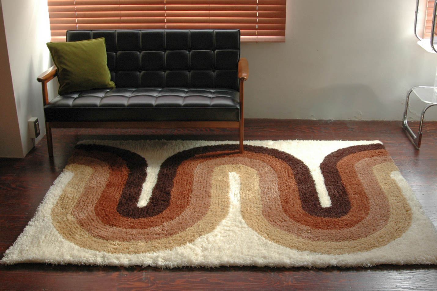 シャギーラグ ウェーブ［200×140cm］ | インテリアショップvanilla