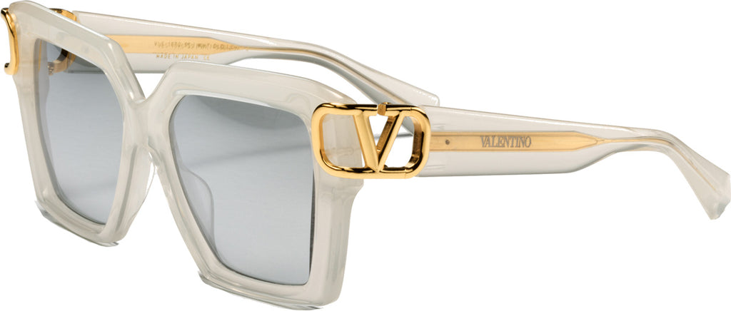 Valentino V-Uno VLS107-C Transparent Square Sunglasses – Designer
