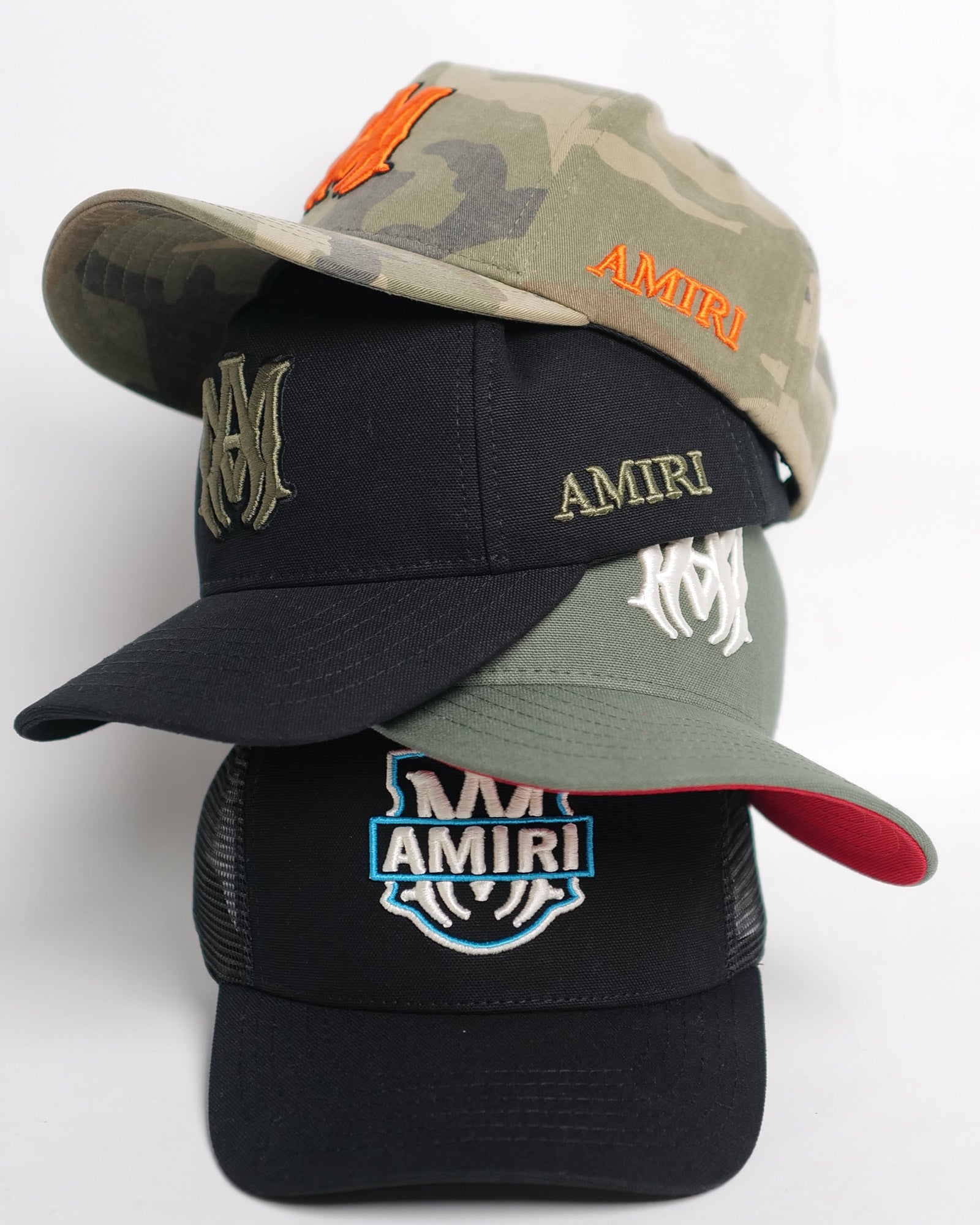 AMIRI (アミリ) SS26 MA LOGO TRUCKER HAT | Detail Application
