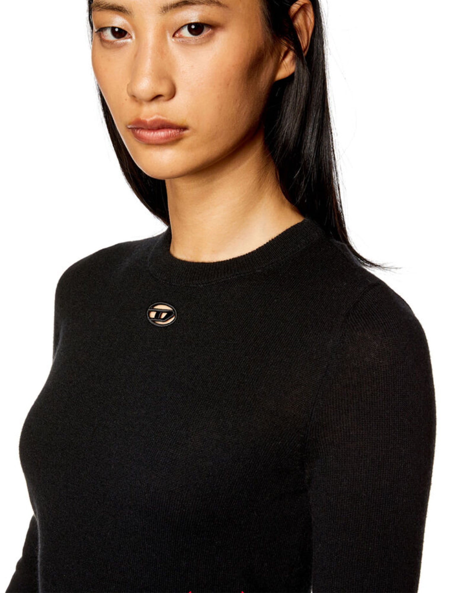 DIESEL (ディーゼル) KNITWEAR / BLACK | Detail Application