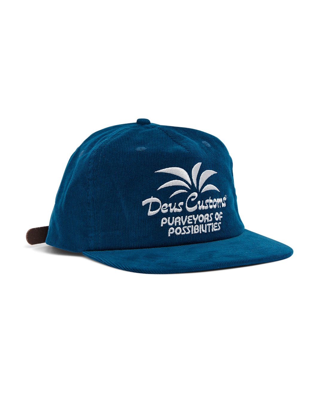 Hats | Deus Ex Machina | Last Resort Cord Cap Moroccan Blue – Deus